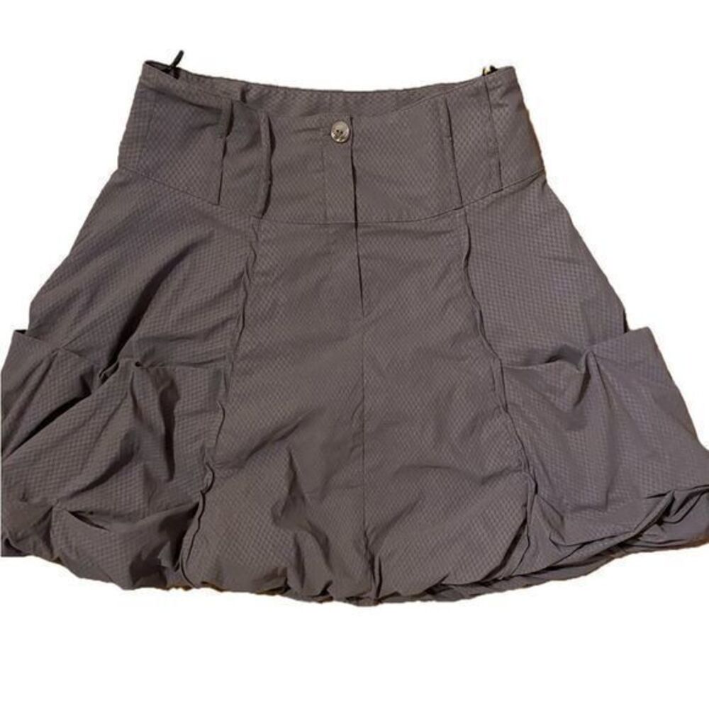 Yuvita Circle Skirt - brown , viscose /rayon W-14 , L -17